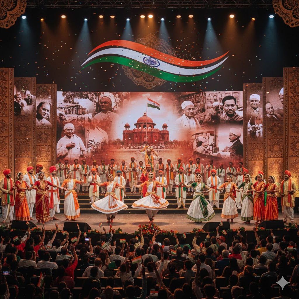 Commemoration of the freedom struggle with dance and song